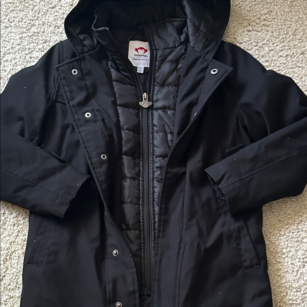 Appaman Black Hooded jacket boys 8
